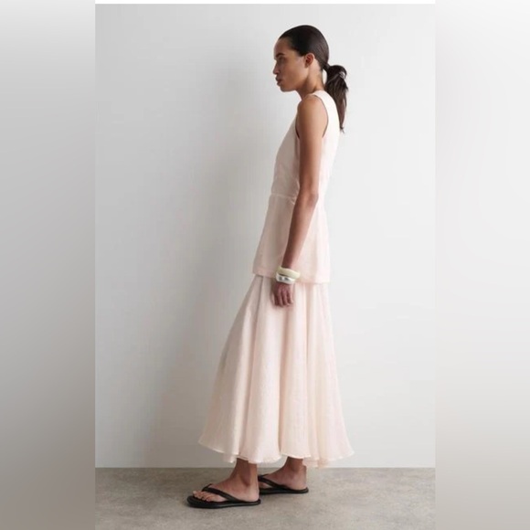 COS LAYERED PEPLUM MIDI DRESS - joarbit.com